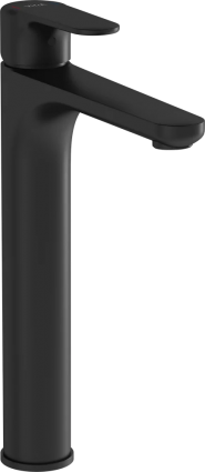Смеситель для раковины VitrA Root Round A4270736EXP черный однорычажный, длина излива 18 см