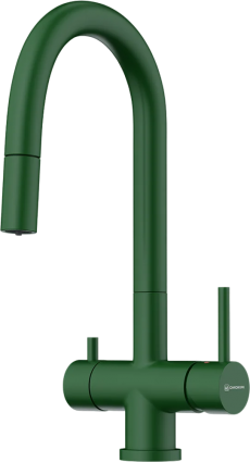 Смеситель для кухни Omoikiri Akita-S-RG royal green однорычажный, зеленый