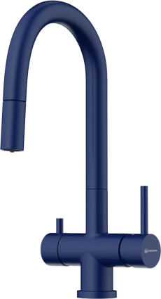 Смеситель для кухни Omoikiri Akita-S IB indigo blue однорычажный, синий