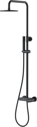 Душевая стойка Boheme Stick 128-BB.2 black touch black цвет черный, штанга 112.5 см