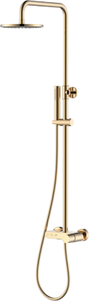 Душевая стойка Boheme Stick 128-GG gold diamond gold золото, штанга 112.5 см