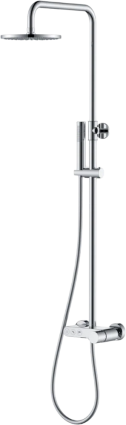 Душевая стойка Boheme Stick 128-CRCR chrome diamond chrome хром, штанга 112.5 см