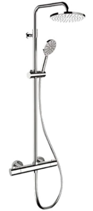 Душевая стойка Remer Elegance EQ32A8MPMD20 хром, штанга 161 см
