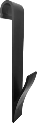 Крючок Altasan VNPblack4s для полотенцесушителя, черный, 4 шт.