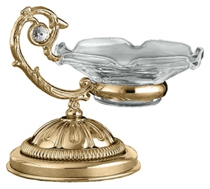 Мыльница Andrea Elisabetta EL829S ORO золото настольная,  в стиле ретро