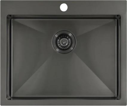 Мойка кухонная Seaman Eco Marino SMV-600-GL.A gun light полированная, прямоугольная, 60x50 см
