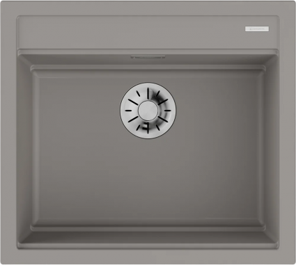 Мойка кухонная Omoikiri Kitagawa 57-GR leningrad grey матовая, прямоугольная, 57x51 см