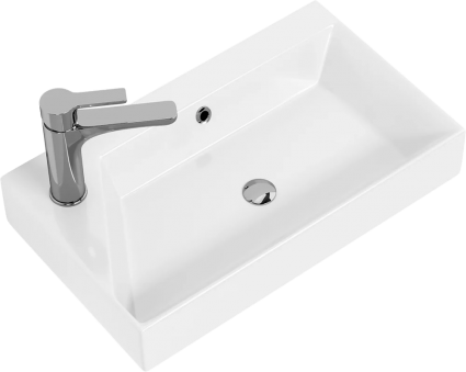 Мебельная раковина Raval Slim Synergy 55 цвет белый