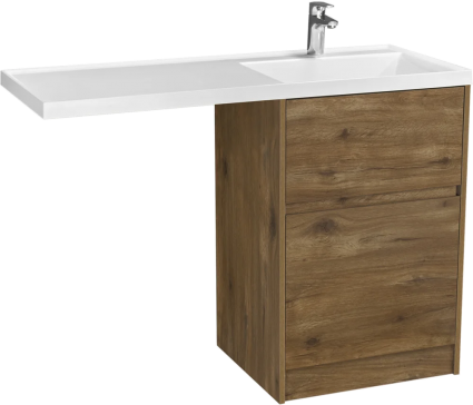 Тумба для комплекта Акватон Лондри 60 дуб рустикальный матовая, с ящиками