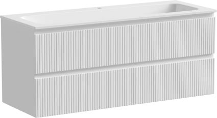 Тумба для комплекта Sancos Snob T 120, bianco, подвесная, матовая