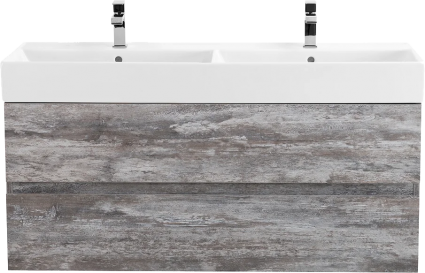 Тумба для комплекта Cezares Molveno 46-120-2C-SO-2-LG 46 120 legno grigio подвесная, матовая