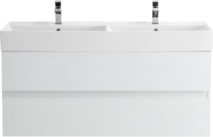 Тумба для комплекта Cezares Molveno 46-120-2C-SO-2-BG 46 120 bianco ghiaccio подвесная, матовая