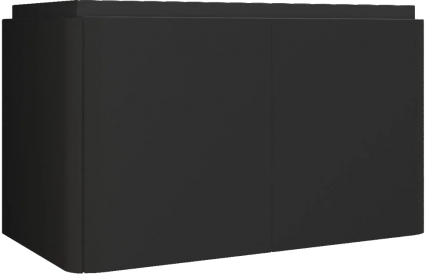 Тумба для комплекта Cezares Stylus 94, nero grafite, подвесная, матовая