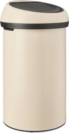 Мусорное ведро Brabantia Touch Bin 200762 60 л, бежевое, напольное