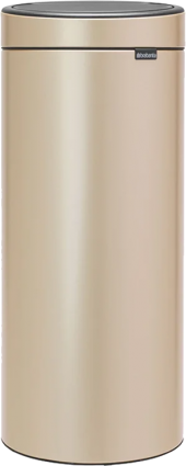 Мусорное ведро Brabantia Touch Bin New 304507 30 л, шампань, напольное