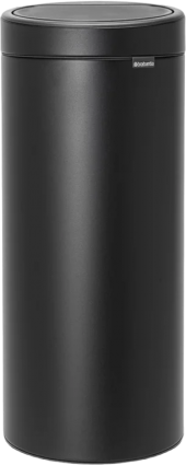 Мусорное ведро Brabantia Touch Bin New 128967 30 л, черное, напольное