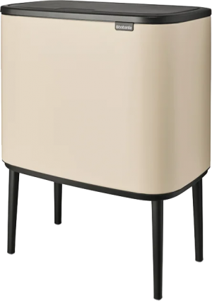 Мусорное ведро Brabantia Bo Touch Bin 201608 11+11+11 л, бежевое, напольное