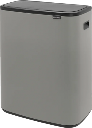 Мусорное ведро Brabantia Touch Bin Bo 223129 60 л, серое, напольное