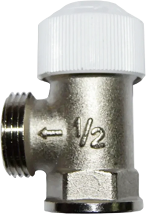Вентиль SR Rubinetterie M251-1500N000 ВР-НР 1/2"х3/4",без хвостовика, угловой, термостатический