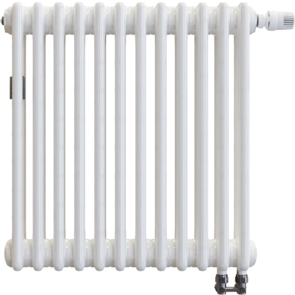 Радиатор стальной Arbonia 3050V 12 секций, 3-трубчатый, нижнее подключение, на площадь 10 кв.м., белый, 56.4x10.5x12 см