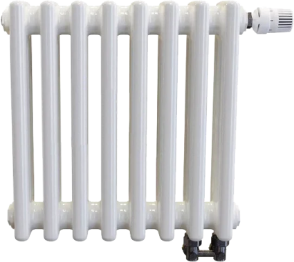 Радиатор стальной Arbonia 2057V 8 секций, 2-трубчатый, нижнее подключение, белый, 38.4x6.5x8 см