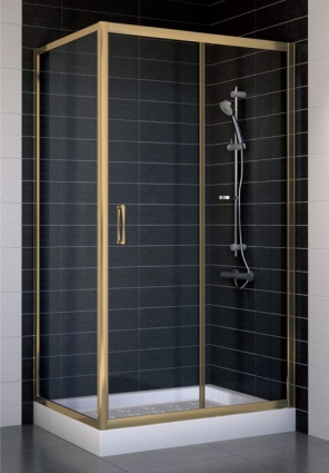 Душевой уголок Vegas Glass ZP+ZPV 100*70 05 01 стекло прозрачное, 100x70, прямоугольный, двери раздвижные