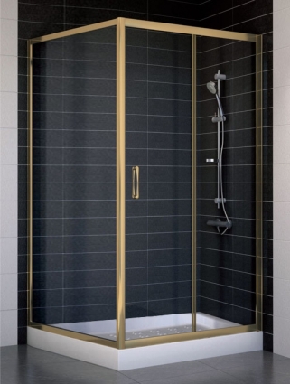 Душевой уголок Vegas Glass ZP+ZPV 100*100 05 01 стекло прозрачное, 100x100, квадратный, двери раздвижные