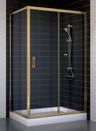 Душевой уголок Vegas Glass ZP+ZPV 110*70 05 01 стекло прозрачное, 110x70, прямоугольный, двери раздвижные