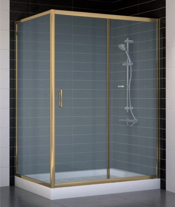 Душевой уголок Vegas Glass ZP+ZPV 130*90 05 10 стекло сатин, 130x90, прямоугольный, двери раздвижные