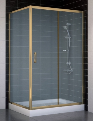 Душевой уголок Vegas Glass ZP+ZPV 110*90 05 10 стекло сатин, 110x90, прямоугольный, двери раздвижные