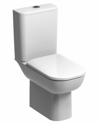 Унитаз-компакт IFO Grandy Rimfree белый, овальный, антивсплеск, 38x68 см