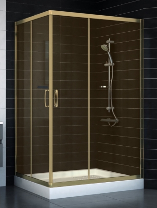 Душевой уголок Vegas Glass ZA-F 90*120 05 05 стекло бронза, 90x120, прямоугольный, двери раздвижные