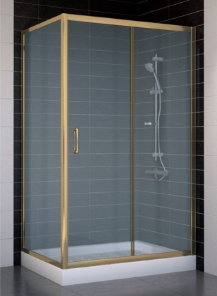 Душевой уголок Vegas Glass ZP+ZPV 110*70 05 10 стекло сатин, 110x70, прямоугольный, двери раздвижные