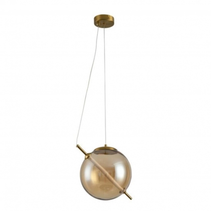 Подвесной светодиодный светильник Arte Lamp Holly A3225SP-1PB в стиле Хай-тек, цвет янтарный