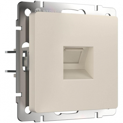 Розетка Ethernet RJ-45 Werkel айвори W1181062 4690389192241 цвет бежевый