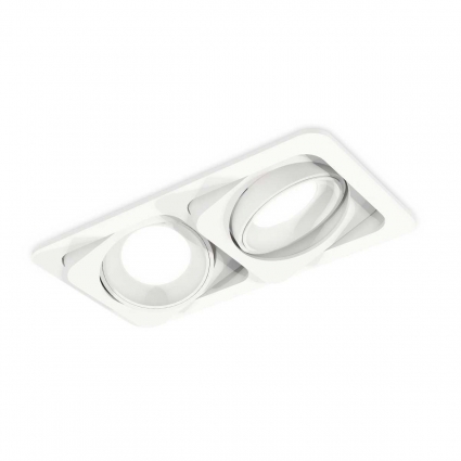 Комплект встраиваемого светильника Ambrella light Techno Spot XC (C7663, N7020) XC7663001, в современном стиле, цвет белый