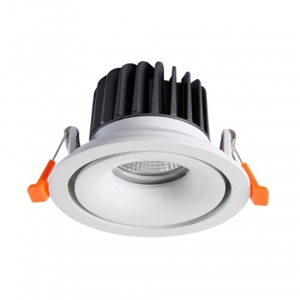 Встраиваемый светодиодный светильник Crystal Lux CLT 005C108 WH 4000K в современном стиле, цвет белый