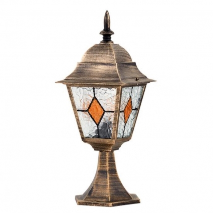 Уличный светильник Arte Lamp Madrid A1541FN-1BN цвет коричневый, мощность 75 Вт