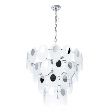 Подвесная люстра Arte Lamp Rosabella A4067LM-11CC в стиле модерн, цвет белый