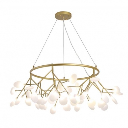 Подвесная люстра Arte Lamp Candy A7272SP-45GO в современном стиле, цвет белый