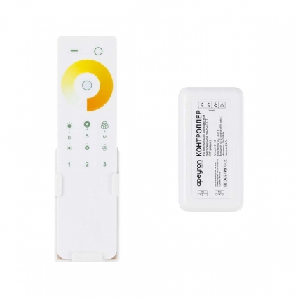 Контроллер 3-х зонный ССТ Apeyron 12/24V сенсорный пульт 04-50 цвет белый