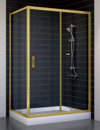 Душевой уголок Vegas Glass ZP+ZPV 120*70 09 01 стекло прозрачное, 120x70, прямоугольный, двери раздвижные