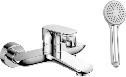 Смеситель для ванны с душем Potato P202 P30202, однорычажный, хром