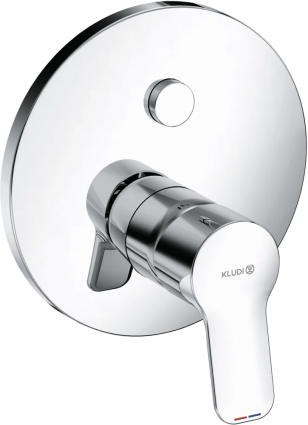 Смеситель для ванны с душем Kludi Pure&Easy 376590565, однорычажный, хром