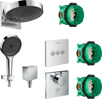 Душевой комплект Hansgrohe Rainfinity 250 (3 jet) 26232000 + 26852000 + 26455000 + 15761000 + 15764000 хром