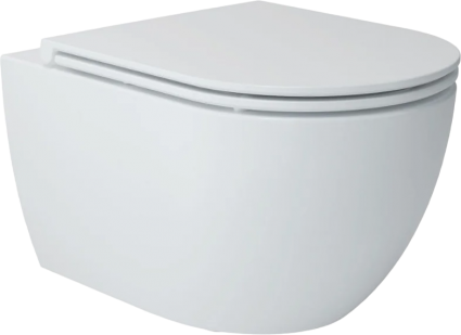 Унитаз подвесной Art&Max Torino AM823-V безободковый белый, 36x52.5 см
