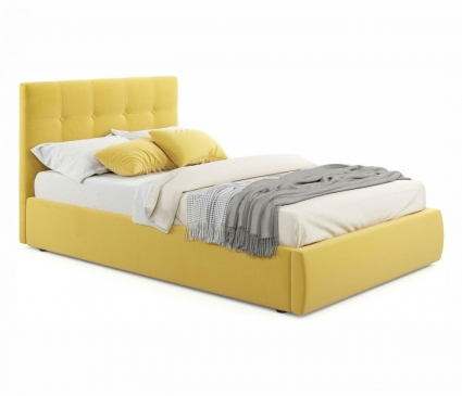 Кровать LASKA Family Selesta 120х200 желтого цвета без ящиков