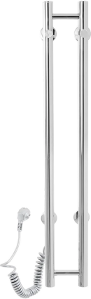 Полотенцесушитель электрический Domoterm Танго 109-V2 14x92, L, хром, I-образный