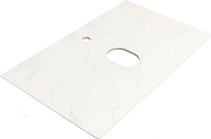 Столешница La Fenice Granite FNC-03-PL01-90 белый мрамор