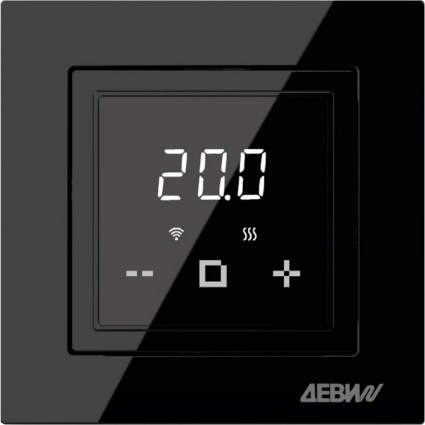 Devi Терморегулятор Деви Classy черный от +5 до +40 °C,  в современном стиле